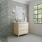 James Martin Vanities 36'' Single Vanity, Sunwashed Oak with Embossed Shagreen w/ 3 CM White Zeus Quartz Top D604-V36-SHG-3WZ - alternate 5